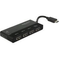 DeLOCK 62793 interface hub USB 3.2 Gen 1 (3.1 Gen 1) Type-C 5000 Mbit/s - thumbnail