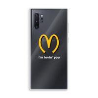 I'm lovin' you: Samsung Galaxy Note 10 Plus Transparant Hoesje