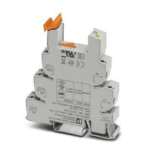 Phoenix Contact PLC-BSC- 24UC/21-21 Relaissocket Phoenix Contact REL-MR-24DC/21-21AU, Phoenix Contact REL-MR-24DC/21-21 10 stuk(s)