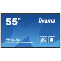 Iiyama ProLite LH5575UHS-B1AG Digital Signage display Energielabel: G (A - G) 139 cm 54.6 inch 3840 x 2160 Pixel 24/7