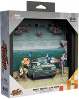 Pixel Frame - Street Fighter Car Scene (23cm x 23cm) - thumbnail