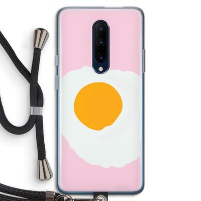 Sunny side up: OnePlus 7 Pro Transparant Hoesje met koord