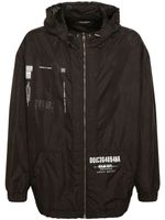 Dolce & Gabbana DGVIB3 logo-print hooded jacket - Noir - thumbnail