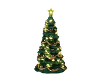 Joyful christmas tree clear light