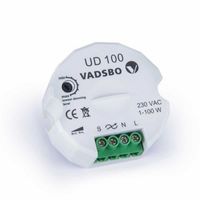 Vadsbo LED dimmer 100W  UD100 Pulsdrukker bediening op meerdere plaatsen te bedienen indien gewenst - thumbnail
