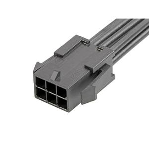 Molex 2147582063 Male behuizing (kabel) Totaal aantal polen: 6 Inhoud: 1 stuk(s) Bulk