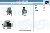 Starter Mitsubishi 1.6 kw 900501152130