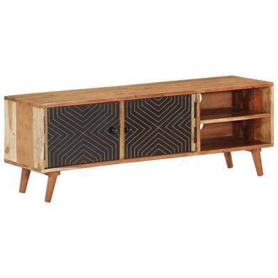Tv-meubel 112x30x40 cm massief acaciahout
