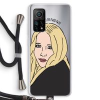 Mary Kate: Xiaomi Mi 10T 5G Transparant Hoesje met koord