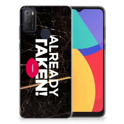 Alcatel 1S (2021) | Siliconen hoesje | met naam Already Taken Black