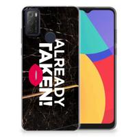 Alcatel 1S (2021) | Siliconen hoesje | met naam Already Taken Black