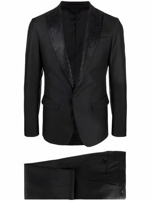 DSQUARED2 costume à simple boutonnage - Noir