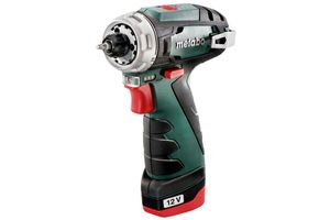 Metabo BS Basic Accu-Boorschroefmachine | 12V | 2X2 Ah Li-Power | Lader LC 12 | In kunststof koffer - 600984500