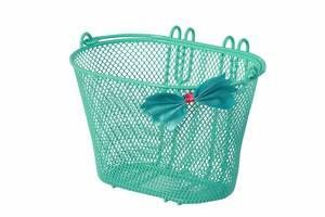 Basil jasmin bow-tie - kinderfietsmand - voorop - mint