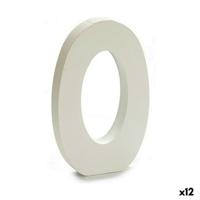 Cijfer Pincello Wit 1,8 x 21 x 17 cm (12 Stuks)