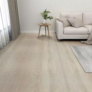 VidaXL Vloerplanken 20 st zelfklevend 1,86 m² pvc beige