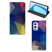 OnePlus 9 Stand Case Polygon Dark