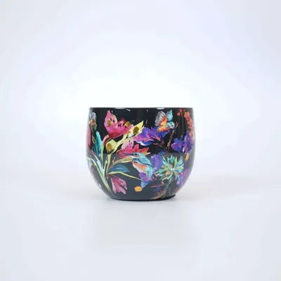 Pot midnight bloom d15h13cm
