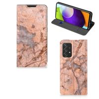 Samsung Galaxy A52 | Standcase | Marmer Oranje