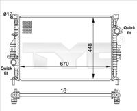 Tyc Radiateur 710-0057