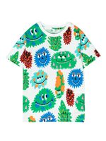 Stella McCartney Kids t-shirt en coton à imprimé graphique - Multicolore