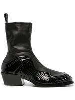 Versace bottines Solare 55 mm en cuir - Noir