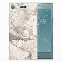 Sony Xperia XZ1 Compact | TPU | Siliconen hoesje | Marmer Beige
