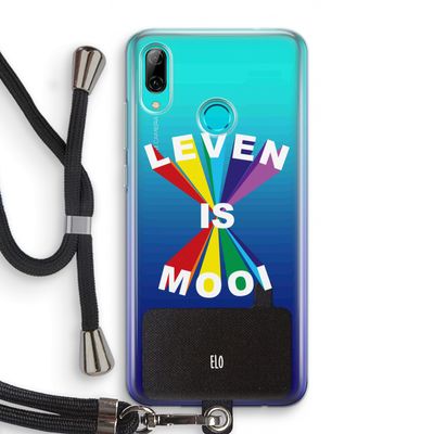 Het Leven Is Mooi: Huawei P Smart (2019) Transparant Hoesje met koord