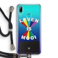 Het Leven Is Mooi: Huawei P Smart (2019) Transparant Hoesje met koord