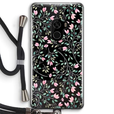 Sierlijke bloemen: Xiaomi Mi Mix 2 Transparant Hoesje met koord