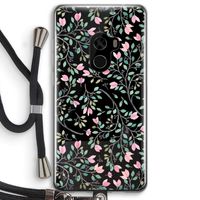 Sierlijke bloemen: Xiaomi Mi Mix 2 Transparant Hoesje met koord