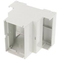 Hammond Electronics 1597DIN4MH68 DIN-rail-behuizing Open 90 x 73 x 71 PPO Lichtgrijs 1 stuk(s) - thumbnail