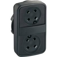 Schneider Electric ZB5AA79 ZB5AA79 Dubbele drukknop 2 knoppen Druk-ontgrendeling 1 stuk(s)