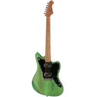 Fazley Outlaw Series Maverick Plus HH Green elektrische gitaar met gigbag