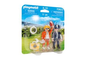 Playmobil DuoPack spoedarts en politieagente - 70823