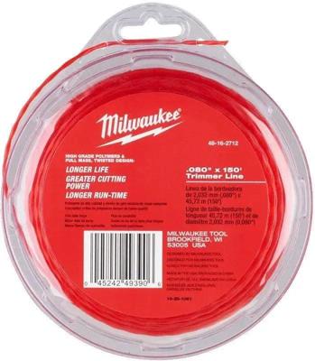 Milwaukee 2mm x 45m trimmerdraad - 49162712