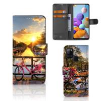 Samsung Galaxy A21s | Flip Cover | Amsterdamse Grachten