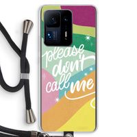 Don't call: Xiaomi Mi Mix 4 Transparant Hoesje met koord