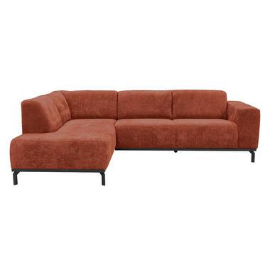 Hoekbank Lola links - terracotta - Leen Bakker