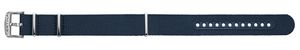 Horlogeband Certina C0324291804100A / C604022164 Nylon/perlon Blauw 21mm