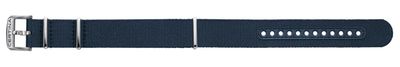 Horlogeband Certina C0324291804100A / C604022164 Nylon/perlon Blauw 21mm