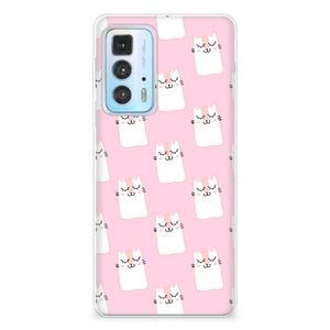 Motorola Edge 20 Pro TPU Hoesje Sleeping Cats