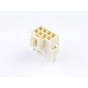 Molex 1053122208 Female header, inbouw (standaard) Totaal aantal polen: 8 Rastermaat: 2.50 mm Inhoud: 1 stuk(s) Tray