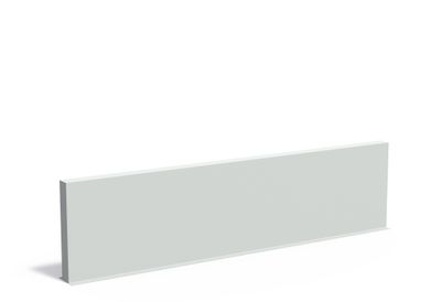 Polyester muur 400x15x100cm.