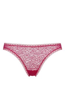 ERES culotte Velouté à empiècements en dentelle - Rose