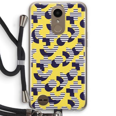 8-bit N°3: LG K10 (2017) Transparant Hoesje met koord
