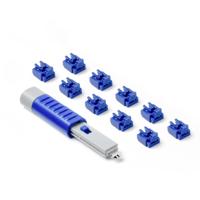 Smartkeeper NL03PKDB RJ45 LAN-poortslot Set van 10 stuks Donkerblauw Incl. 1 sleutel