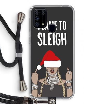 Came To Sleigh: Samsung Galaxy M31 Transparant Hoesje met koord