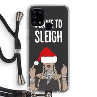Came To Sleigh: Samsung Galaxy M31 Transparant Hoesje met koord