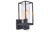 Lutec WandlampFlair zwart met camera - 5288811012